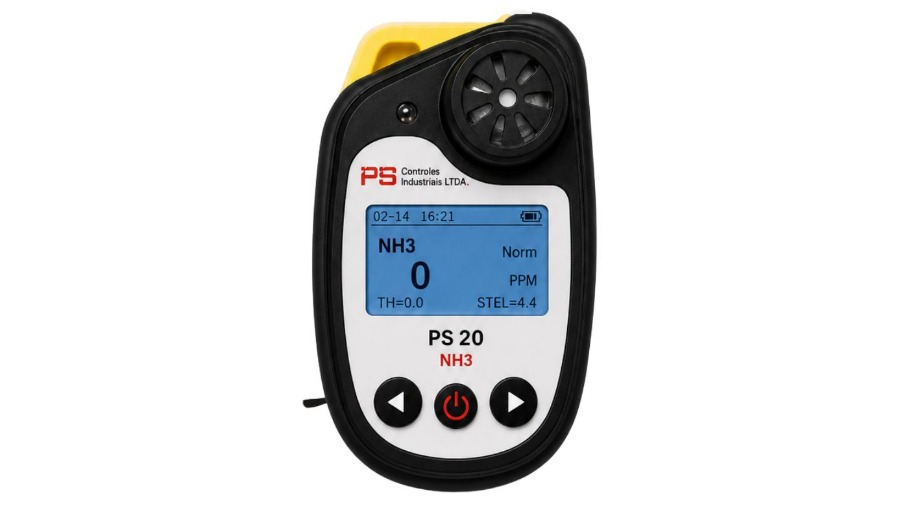 Detector Portátil de Amônia (NH₃) PS20
